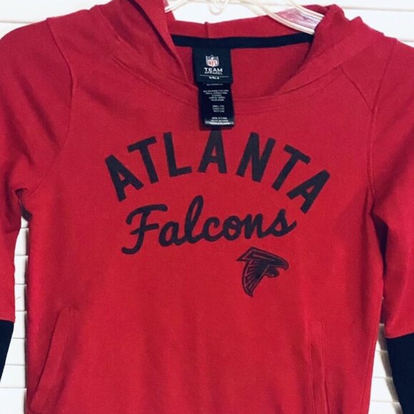 NWT [NFL] Atlanta Falcons Outerstuff Pullover Game Day Hoodie Youth Sz S (7-8) - Picture 3 of 8